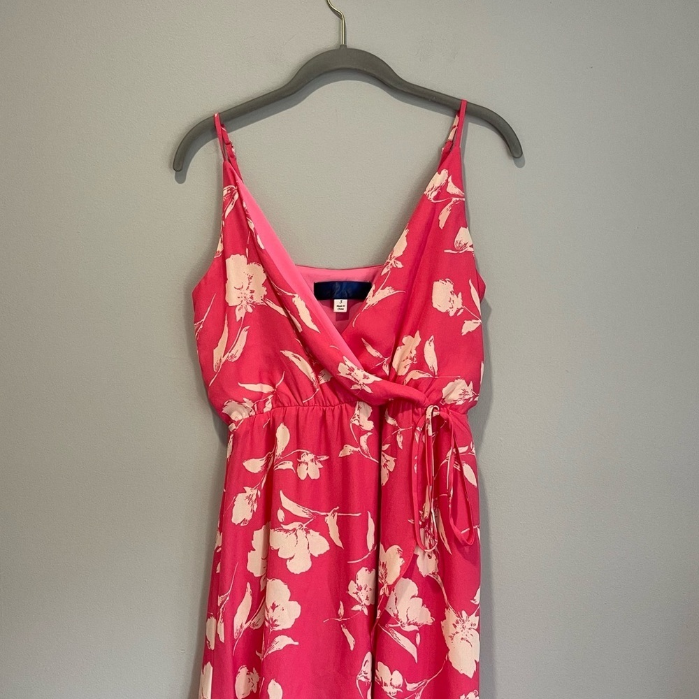 Blue Rain Pink and White Floral Dress - Picture 2 of 5